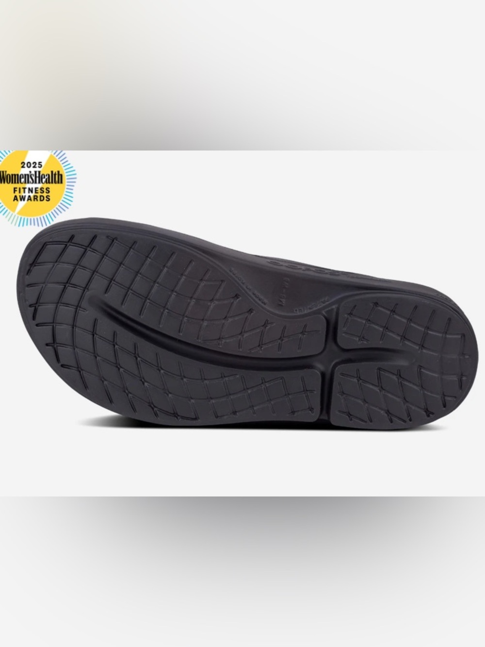 FITS 8 runs  big OOFOS Women's Slide Sandal in black - Picture 5 of 5